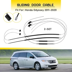 4PCS Left&Right Side Rear Power Sliding Door Cable For 2011-2020 Honda Odyssey - Picture 1 of 14