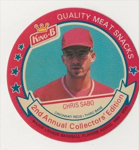 1989 King B Discs Chris Sabo Cincinnati Reds 7 - Picture 1 of 2