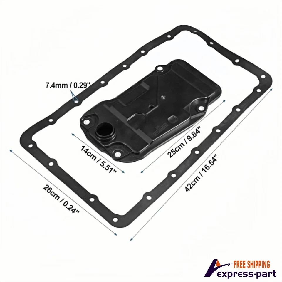 Transmission Oil Filter W/Pan Gasket + O-Ring Kit For Lexus GS350 GS430 IS350 - Изображение 1 из 4