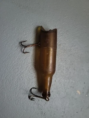 RARO JAMISON LONE STAR BOTELLA DE CERVEZA BASS POPPER - NOVEDAD SEÑUELO DE PESCA Réplica Foto 1 de 3