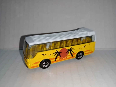 Matchbox Yellow Ikarus Coach Tour Bus 1986 1:64 Loose - Image 1 of 4