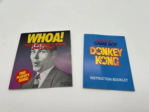 Donkey Kong Nintendo Game Boy Bedienungsanleitung Booklet und NUR Beilage - Bild 1 von 3