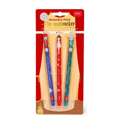 Legami Set 3 Penne Gel Cancellabili The Nutcracker Natale 2025 - Limited Edition