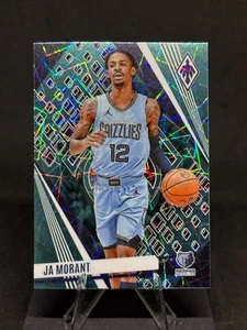 Ja Morant 2023-24 Panini Phoenix Teal Lazer #35 Memphis Grizzlies - Imagen 1 de 2