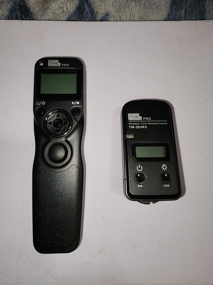 Control remoto temporizador inalámbrico Pixel PRO TW-283TX y TW-283RX para Canon y Nikon Foto 1 de 4