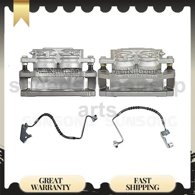 Front Brake Hose Line wtih Calipers Fits 2005 2006 2007 Ford Five Hundred - Image 1 of 4