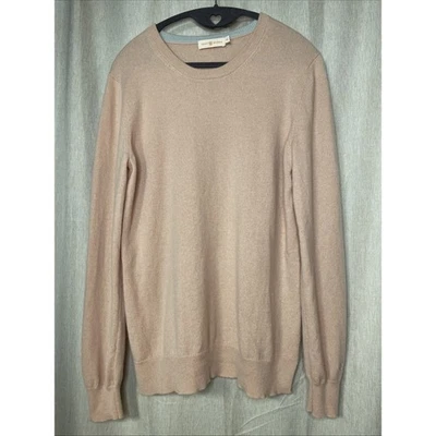 Suéter Tory Burch Talla M 100% Cachemira Rosa Claro Cuello Redondo Manga Larga Foto 1 de 4