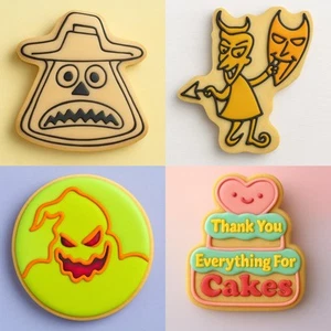 Juego de 3 cortadores de galletas Pesadilla antes de Navidad - Imagen 1 de 11
