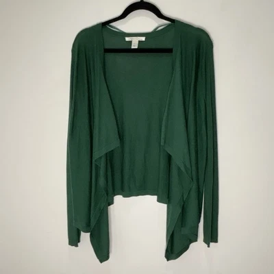 Cárdigan Suéter Kenneth Cole Clásico Cortina Frente Abierto Mezcla Seda Talla XL *A45 Foto 1 de 4