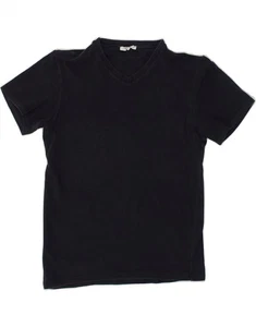 GUESS Womens T-Shirt Top EU 38 Medium Navy Blue Cotton BG29 - Picture 1 of 4