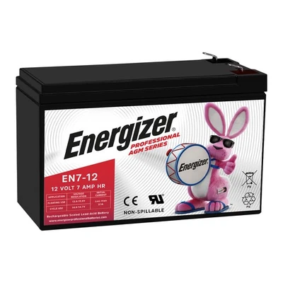 Energizer EN7-12 12V 7AH Long Lasting Sealed Lead Acid AGM Rechargeable Battery - Image 1 of 4