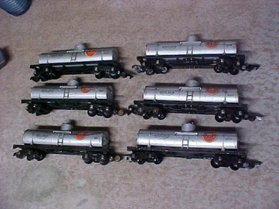 6 American Flyer S Gauge 40' GULF 625G Single Dome Tankers - LOT ( E ) - Image 1 of 4