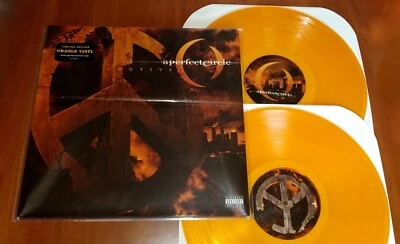 A PERFECT CIRCLE EMOTIVE 2x LP *RARE* ORANGE VINYL LIMITED 2005 US 1st PRESS !! - Image 1 of 3