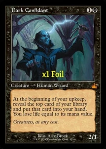 MTG Foil Retro Ravnica Remastered RVR Dark Confidant MINT - Picture 1 of 1