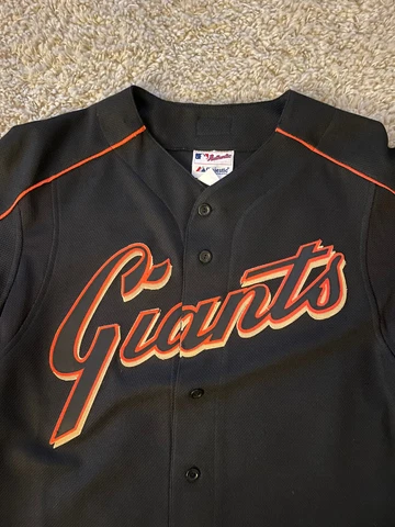 Barry Bonds San Francisco Giants Jersey Mens Size L Majestic Cover