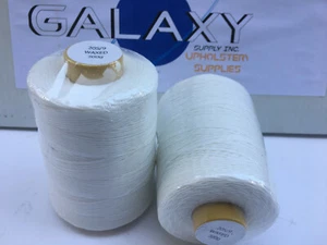 Waxed White Thread 20S/9 4.5oz per roll   - Picture 1 of 1