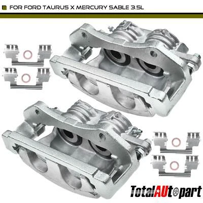 2x Pinza de freno de disco con soporte para Ford Taurus Mercury Sable 2008-2009 delantera Foto 1 de 4