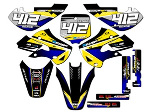 2000-2009 DRZ 110 SURGE Yellow Senge Graphics Kit compatible con Suzuki - Imagen 1 de 10