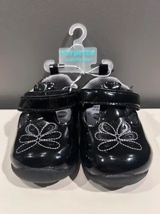 Stride Rite Surprize Infant girl black Mary Jane shoes size 4 - Picture 1 of 4
