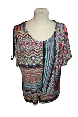 HAUT TUNIQUE FEMME °°°  CHRISTINE LAURE °°° TAILLE 4 - Photo 1/4