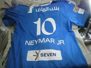 2023/24 Al Hilal Home Jersey #10 Neymar Jr 2XL PUMA Saudi Pro League NEW NWT! - Picture 1 of 8