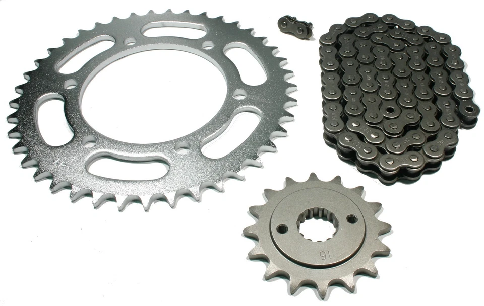 Juego de cadena y piñón 16/41 Kawasaki Zephyr 550, 1990-1991 - ZR550 Foto 1 de 1