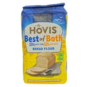 Hovis Bread Flour Best of Both, 1kg, 50% White 50% Wholemeal - Picture 1 of 5