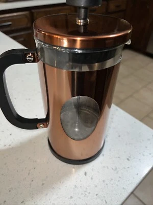 Bob Vivo Original Cafetera Prensa Francesa Cobre Vidrio Expresso Foto 1 de 4