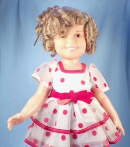 Ideal Shirley Temple Doll Stand Up & Cheer Red White Dress 16in Vintage 1972 - Picture 1 of 8