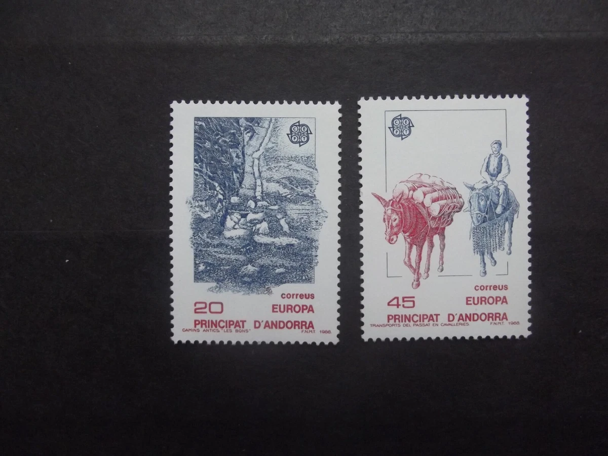 Prophila Collection Andorra - Spanische Post Briefmarken #284 Komplett 2001 Weihnachten – Postfrisch MNH