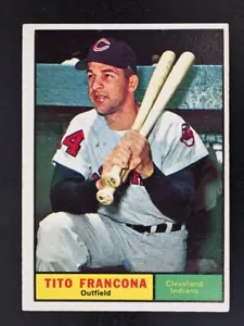 1961 Topps #503 Tito Francona Cleveland Indians EX - Picture 1 of 2