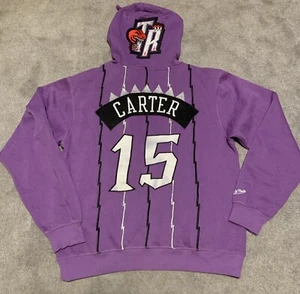 Toronto Raptors Mitchell & Ness Men's Carter Away '98 Jersey Hoody NWOT - Picture 1 of 14