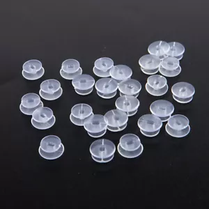 25Pcs Transparent Buttons Accessories For DIY Sandal Shoe Charms Jewelry D.;:w - Picture 1 of 6