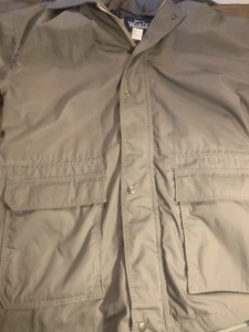 Woolrich 7388 Tan Beige Fully Insulated Lined Jacket Parka Coat Vintage USA M - Picture 1 of 7