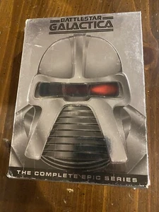Battlestar Galactica Complete Epic Series DVD 2003 6-Disc Set Cylon Helmet - Picture 1 of 2