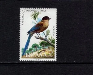 España 1973 AVE, URRACA ALAS AZULES MNH Sc 1763 - Imagen 1 de 1
