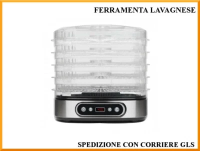 Essiccatore verticale per funghi,frutta e verdura Classe Italy 5 ripiani 500 W - Immagine 1 di 2