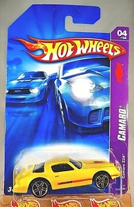 2007 Hot Wheels #44 Camaro Series 4/4 CAMARO Z28 Yellow w/Chrome Pr5 Spoke Wheel - Picture 1 of 5