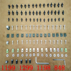 Kit de pernos de carrocería de carenado clips tornillos para Ducati 1199 1299 1198 848 Hypermotard - Imagen 1 de 4