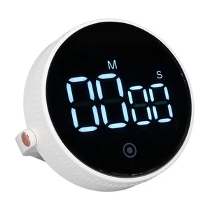 Desktop Timer Minimalist Round 3 Level Volume Adjustable Digital Countdown EL - Picture 1 of 12
