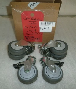 LOTE 4 RUEDAS TRASERAS Y DELANTERAS LIKO SABINA II CON RODAMIENTOS MUY BUEN ESTADO - Imagen 1 de 5