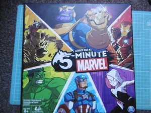 5 Minuten Marvel Strategie Karten Brettspiel von Spin Master komplett sehr guter Zustand - Bild 1 von 3