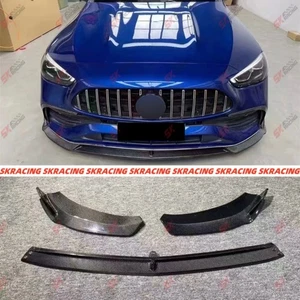 Fits Benz C-Class W206 C200 C43 AMG 22-25 Forged/Carbon Front Bumper Lip BodyKit - Bild 1 von 14