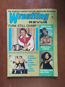 Wrestling Revue Magazin Oktober 1972 Ernie Ladd Larry Hennig Funk Vs Von Erich - Bild 1 von 2