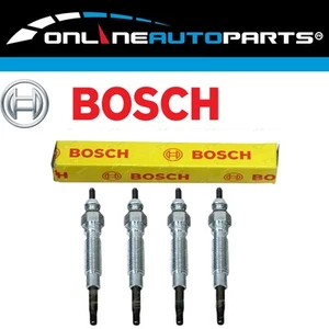 4 Bosch Glow Plugs for Mazda Capella GV 1990~1995 Diesel 8v SOHC 4cyl RF 2.0L - Picture 1 of 3