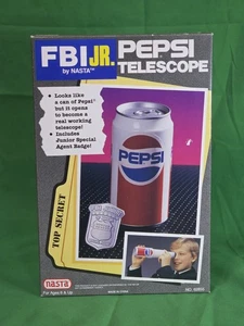Telescopio FBI Jr. Pepsi con insignia - NUEVO - Imagen 1 de 6