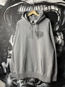 Sudadera con capucha gris para motocicleta Deus Ex Machina para hombre talla XL - Imagen 1 de 12