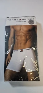 NIP vtg TOMMY HILFIGER MEN’S CLASSIC BOXER BRIEF UNDERWEAR size XL Grey 2004 - Picture 1 of 4