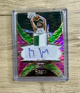 2024-25 Anton Watson Select Pink Pulsar RPA Select 15/15 FOTL SSP CELTICS PATCH - Picture 1 of 11