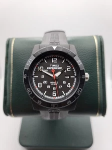 Timex Expedition Rugged Indiglo Black Military Style T49831 Men's Watch - Picture 1 of 14